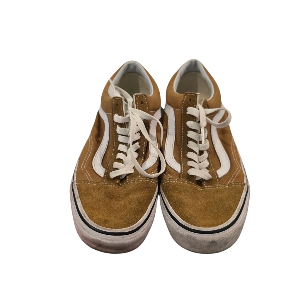 Mustard Yellow Classic Vans Shoes Sneakers Gym Workout Skate Shoes - Picture 2 of 6